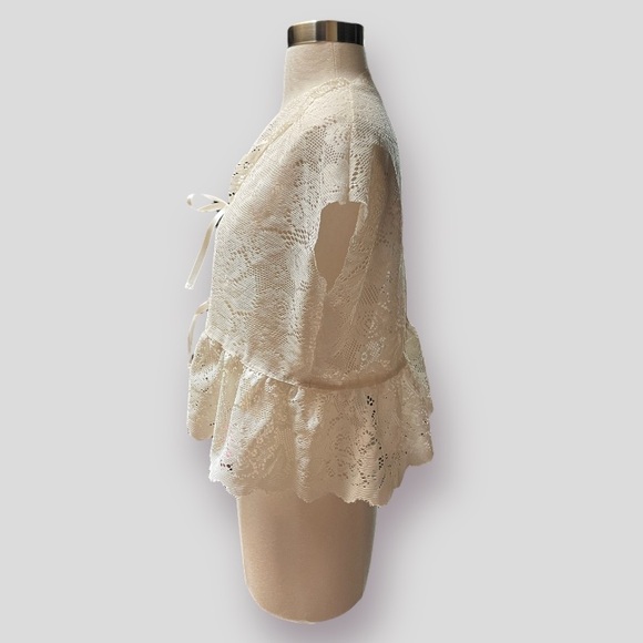 Handmade Lace Ruffle Top - Picture 2 of 4